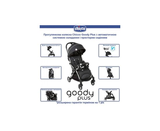 Коляска Chicco Goody Plus Stroller (79877.19.00), изображение 2 Коляска Chicco Goody Plus Stroller (79877.19.00), изображение 2