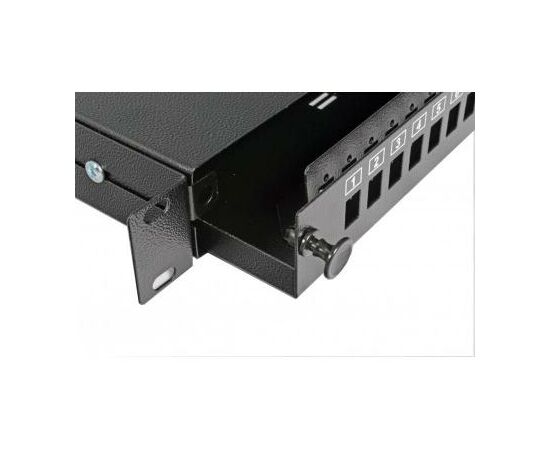Патч-панель CMS 1U, 24 порти SC-Simpl./LC-Dupl, порожня (UA-FOP24SCS-B), зображення 5 Патч-панель CMS 1U, 24 порти SC-Simpl./LC-Dupl, порожня (UA-FOP24SCS-B), зображення 5