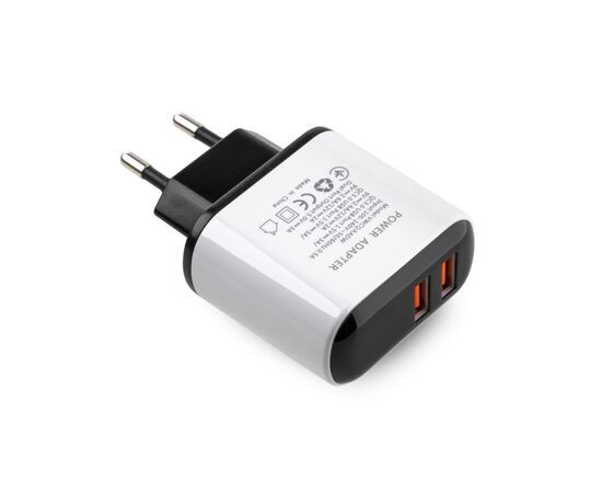 Зарядное устройство Vinga 2 Port QC3.0 Display Wall Charger (VWCQAADW), изображение 2 Зарядное устройство Vinga 2 Port QC3.0 Display Wall Charger (VWCQAADW), изображение 2