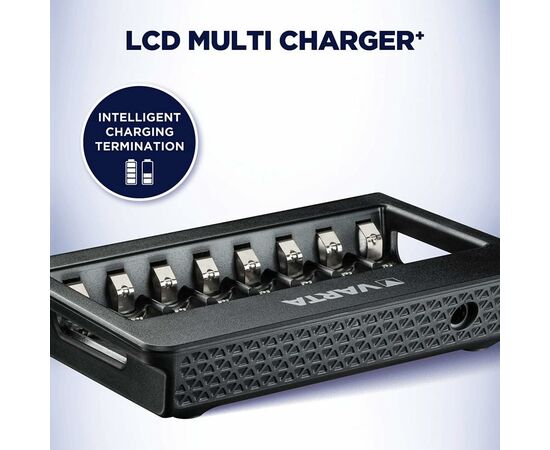 Зарядное устройство для аккумуляторов Varta LCD MULTI CHARGER PLUS (57681101401), изображение 6 Зарядное устройство для аккумуляторов Varta LCD MULTI CHARGER PLUS (57681101401), изображение 6