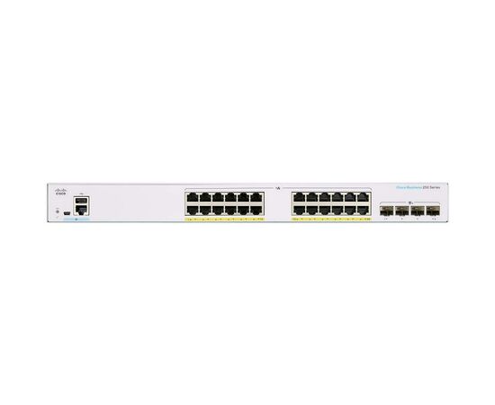 Коммутатор сетевой Cisco CBS250-24P-4X-EU, изображение 2 Коммутатор сетевой Cisco CBS250-24P-4X-EU, изображение 2