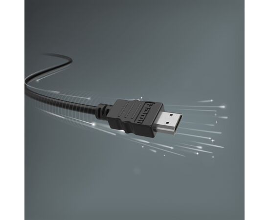 Кабель мультимедийный HDMI to HDMI 10.0m 3D 1080p Black Hama (00205280), изображение 4 Кабель мультимедийный HDMI to HDMI 10.0m 3D 1080p Black Hama (00205280), изображение 4