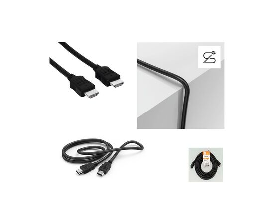 Кабель мультимедийный HDMI to HDMI 10.0m 3D 1080p Black Hama (00205280), изображение 6 Кабель мультимедийный HDMI to HDMI 10.0m 3D 1080p Black Hama (00205280), изображение 6