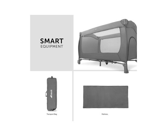 Детский манеж Hauck Sleep N Play Go Plus Grey (60081-8), изображение 7 Детский манеж Hauck Sleep N Play Go Plus Grey (60081-8), изображение 7