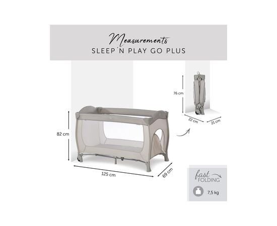 Детский манеж Hauck Sleep N Play Go Plus (Beige) (60082-5), изображение 10 Детский манеж Hauck Sleep N Play Go Plus (Beige) (60082-5), изображение 10