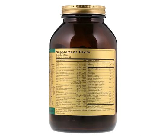 Мультивітамін Solgar Мультивітаміни для Чоловіків, Male Multiple, 180 таблеток (SOL-01714), зображення 2 Мультивітамін Solgar Мультивітаміни для Чоловіків, Male Multiple, 180 таблеток (SOL-01714), зображення 2