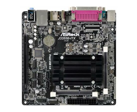 Материнская плата ASRock J3355B-ITX, изображение 2 Материнская плата ASRock J3355B-ITX, изображение 2