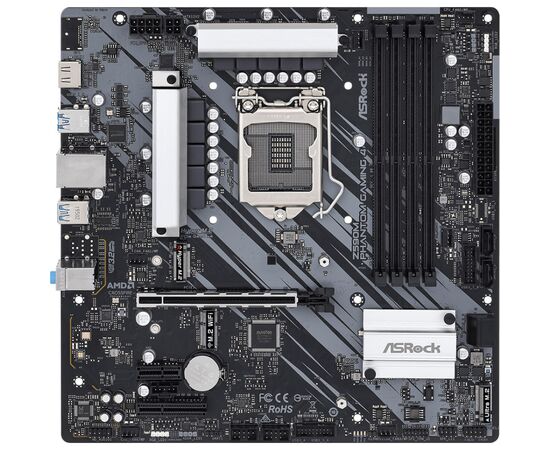 Материнская плата ASRock Z590M Phantom Gaming 4, изображение 2 Материнская плата ASRock Z590M Phantom Gaming 4, изображение 2