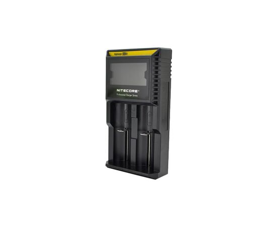Зарядное устройство для аккумуляторов Nitecore Digicharger D2 (2 channels, LCD дисп.,Li-ion, Ni-MH/Ni-Cd, A (09001), изображение 2 Зарядное устройство для аккумуляторов Nitecore Digicharger D2 (2 channels, LCD дисп.,Li-ion, Ni-MH/Ni-Cd, A (09001), изображение 2