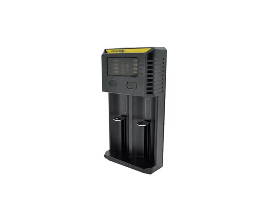 Зарядное устройство для аккумуляторов Nitecore Intellicharger i2 (2 channels, LED, Li-ion, Ni-MH/Ni-Cd, AA/ (09003), изображение 2 Зарядное устройство для аккумуляторов Nitecore Intellicharger i2 (2 channels, LED, Li-ion, Ni-MH/Ni-Cd, AA/ (09003), изображение 2
