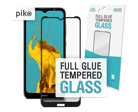 Стекло защитное Piko Full Glue Nokia C10/C20 (1283126512339)