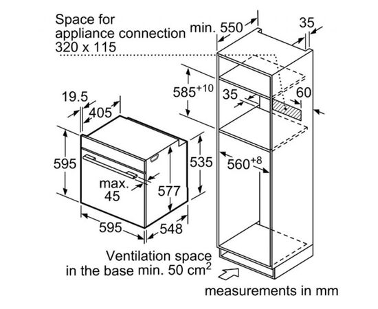 Духовой шкаф Bosch HMG6764B1, изображение 4 Духовой шкаф Bosch HMG6764B1, изображение 4