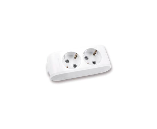 Колодка для подовжувача Panasonic X-tendia із заземленням 2 гнізда grey (WLTB04202GR-UA)