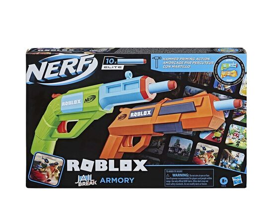 Игрушечное оружие Hasbro Nerf Roblox Jailbreak Armory (F2479), изображение 4 Игрушечное оружие Hasbro Nerf Roblox Jailbreak Armory (F2479), изображение 4