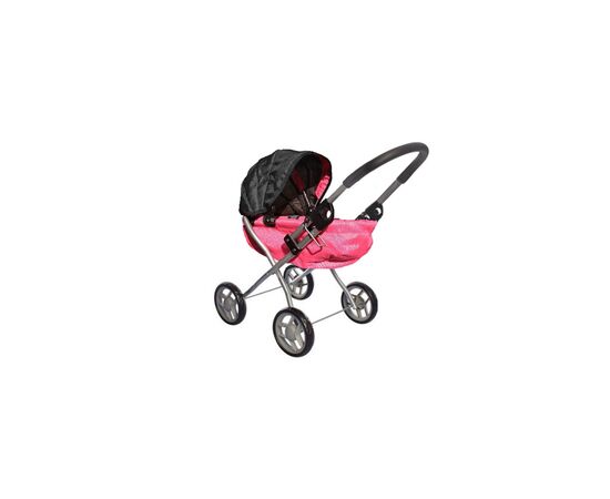 Коляска для кукол Melogo 9325A pink/black (Melogo 9325A pink/black)