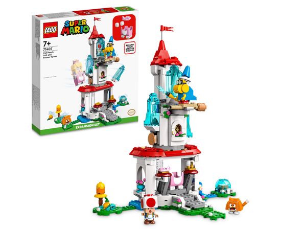 Конструктор LEGO Super Mario Додатковий набір «Костюм Піч-кішки та Крижана вежа» (71407), зображення 2 Конструктор LEGO Super Mario Додатковий набір «Костюм Піч-кішки та Крижана вежа» (71407), зображення 2