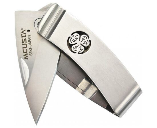 Нож Mcusta Kamon "Aoi" Money Clip (MC-0081), изображение 4 Нож Mcusta Kamon "Aoi" Money Clip (MC-0081), изображение 4