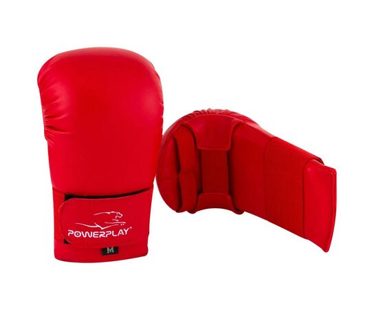 Перчатки для карате PowerPlay 3027 M 3,7 oz Red (PP_3027_M_Red), изображение 2 Перчатки для карате PowerPlay 3027 M 3,7 oz Red (PP_3027_M_Red), изображение 2