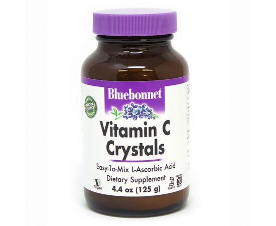 Витамин Bluebonnet Nutrition Витамин С в Кристаллической Форме, Vitamin C Crystals, 125 (BLB0540)
