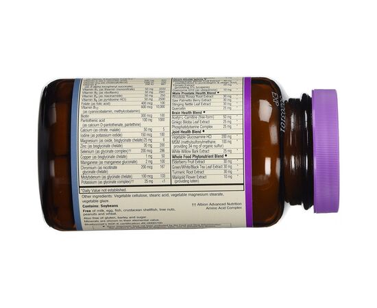 Мультивитамин Bluebonnet Nutrition Мужские Мультивитамины 50+, Ageless Choice, 90 капсул (BLB0166), изображение 2 Мультивитамин Bluebonnet Nutrition Мужские Мультивитамины 50+, Ageless Choice, 90 капсул (BLB0166), изображение 2