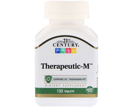 Мультивитамин 21st Century Мультивитамины Терапевтические, Therapeutic-M, 130 таблеток (CEN-22368)