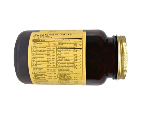 Мультивітамін Solgar Мультивітаміни для Чоловіків, Male Multiple, 60 таблеток (SOL01744), зображення 2 Мультивітамін Solgar Мультивітаміни для Чоловіків, Male Multiple, 60 таблеток (SOL01744), зображення 2