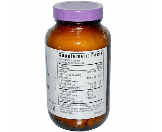 Минералы Bluebonnet Nutrition Кальций Магний + Цинк, 180 капсул (BLB-00699), изображение 2 Минералы Bluebonnet Nutrition Кальций Магний + Цинк, 180 капсул (BLB-00699), изображение 2
