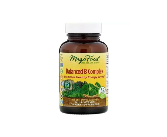 Витамин MegaFood Сбалансированный комплекс витаминов В, Balanced B Complex, (MGF-10167)