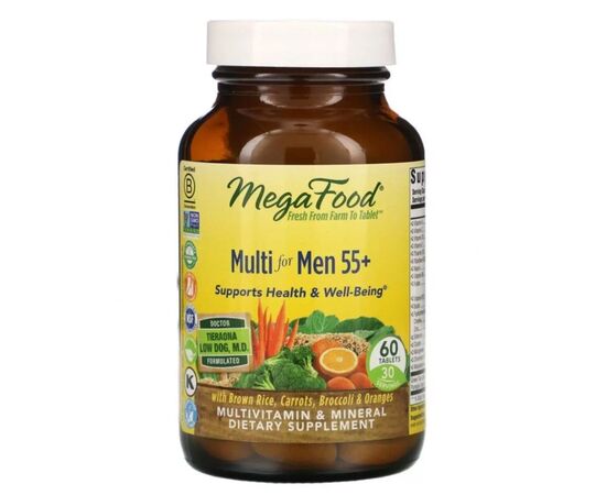 Мультивитамин MegaFood Мультивитамины для мужчин 55+, Multi for Men 55+, 60 таблет (MGF-10273)
