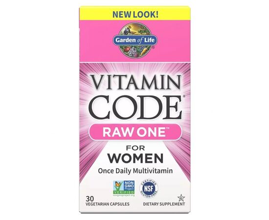 Мультивитамин Garden of Life Сырые Мультивитамины для Женщин, Raw One for Women, Vitamin (GOL-11550)