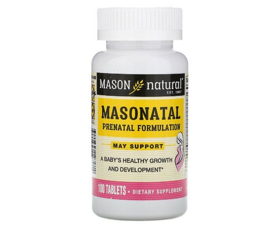 Мультивитамин Mason Natural Мультивитамины для Беременных, Masonatal Prenatal Formulatio (MAV-12791)
