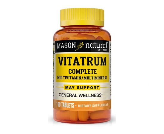Витаминно-минеральный комплекс Mason Natural Полный Комплекс Мультивитаминов и Минералов, Vitatrum Comple (MAV15956)