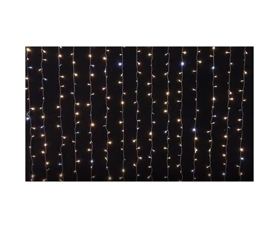 Гірлянда Novogod`ko штора 272 LED, теплий білий, 3*2,6 м, мерехтіння (973773)
