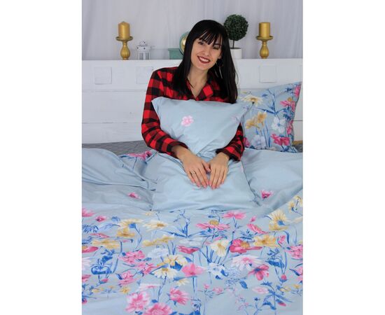 Постельное белье MirSon Сатин Premium 22-1193 Nassau 143х210 (2200002306850), изображение 5