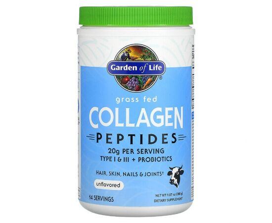 Вітамінно-мінеральний комплекс Garden of Life Порошок колагенових пептидів, Grass Fed Collagen Peptides, 2 (GOL-12457)