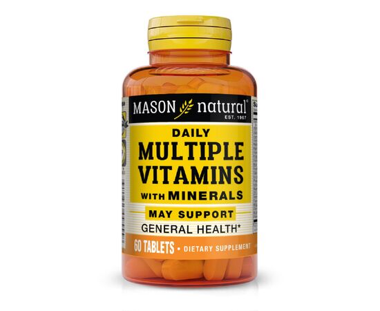 Мультивитамин Mason Natural Мультивитамины и минералы на каждый день, Daily Multiple Vit (MAV09555)