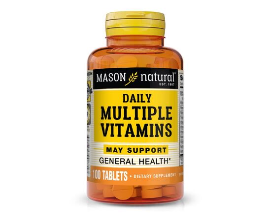 Мультивитамин Mason Natural Мультивитамины на каждый день, Daily Multiple Vitamins, 100 (MAV00881)