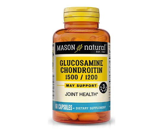 Витаминно-минеральный комплекс Mason Natural Глюкозамин и Хондроитин 1500/1200, Glucosamine Chondroitin, (MAV13035)
