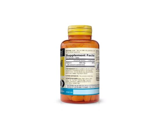 Минералы Mason Natural Кальций 600 мг, Calcium 600 mg, 100 таблеток (MAV08531), изображение 2 Минералы Mason Natural Кальций 600 мг, Calcium 600 mg, 100 таблеток (MAV08531), изображение 2