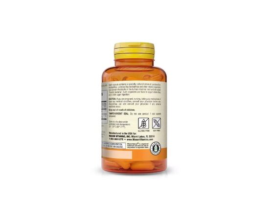 Пробіотики Mason Natural Пробіотик з пектином, Probiotic Acidophilus With Pectin, 100 капсул (MAV-05331), зображення 3 Пробіотики Mason Natural Пробіотик з пектином, Probiotic Acidophilus With Pectin, 100 капсул (MAV-05331), зображення 3