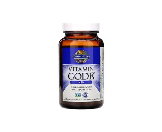 Мультивитамин Garden of Life Мужские Мультивитамины, Vitamin Code, 120 вегетарианских кап (GOL-11368), изображение 2 Мультивитамин Garden of Life Мужские Мультивитамины, Vitamin Code, 120 вегетарианских кап (GOL-11368), изображение 2