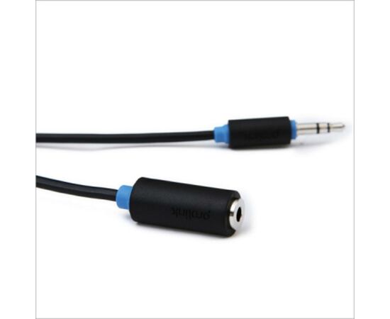 Кабель мультимедийный подовжувач Jack 3.5mm папа/Jack 3.5mm мама 1.5m Prolink (PB106-0150), изображение 3 Кабель мультимедийный подовжувач Jack 3.5mm папа/Jack 3.5mm мама 1.5m Prolink (PB106-0150), изображение 3