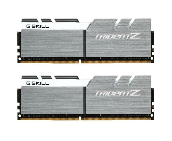 Модуль памяти для компьютера DDR4 16GB (2x8GB) 3200 MHz Trident Z Silver H/ White G.Skill (F4-3200C16D-16GTZSW)