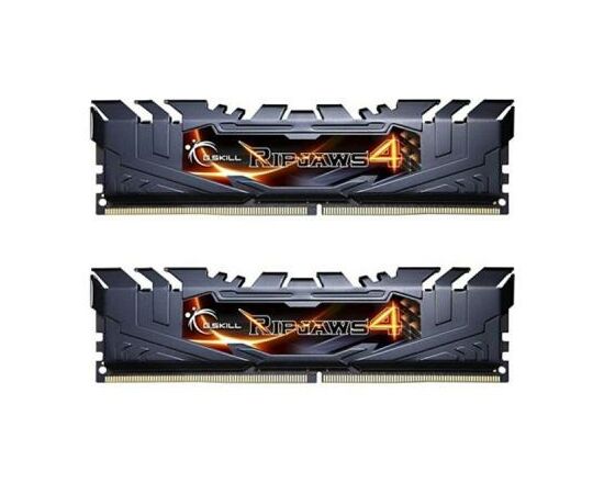 Модуль пам'яті для комп'ютера DDR4 16GB (2x8GB) 3000 MHz Ripjaws4 Black G.Skill (F4-3000C15D-16GRK)