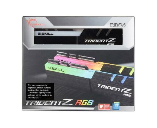 Модуль памяти для компьютера DDR4 16GB (2x8GB) 3000 MHz TridentZ RGB Black G.Skill (F4-3000C16D-16GTZR), изображение 2 Модуль памяти для компьютера DDR4 16GB (2x8GB) 3000 MHz TridentZ RGB Black G.Skill (F4-3000C16D-16GTZR), изображение 2