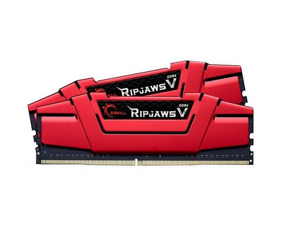 Модуль памяти для компьютера DDR4 16GB (2x8GB) 3000 MHz RipjawsV Red G.Skill (F4-3000C16D-16GVRB), изображение 2 Модуль памяти для компьютера DDR4 16GB (2x8GB) 3000 MHz RipjawsV Red G.Skill (F4-3000C16D-16GVRB), изображение 2