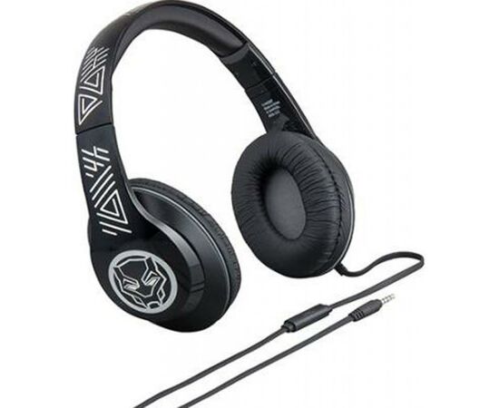 Наушники Ekids iHome MARVEL Black Panther Mic (VI-M40BP.FXV8M)