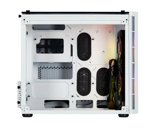 Корпус Corsair Carbide 280X RGB Tempered Glass White (CC-9011137-WW), изображение 4 Корпус Corsair Carbide 280X RGB Tempered Glass White (CC-9011137-WW), изображение 4