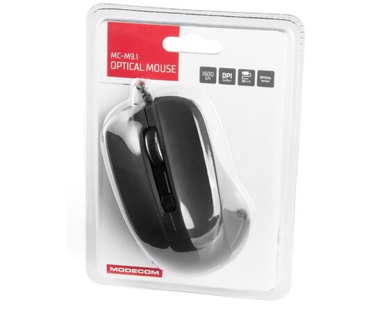 Мишка Modecom MC-M9.1 USB Black (M-MC-00M9.1-100), зображення 5 Мишка Modecom MC-M9.1 USB Black (M-MC-00M9.1-100), зображення 5