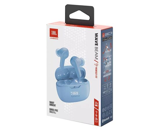 Наушники JBL Wave Beam TWS Blue (JBLWBEAMBLU), изображение 9 Наушники JBL Wave Beam TWS Blue (JBLWBEAMBLU), изображение 9